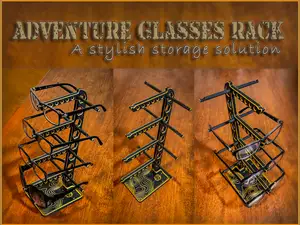 Adventure Series Sunglasses and Eyeglasses rack