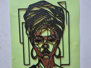 wall art African woman