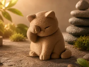 Sleepy Facepalm Cat