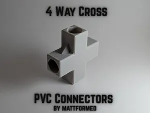 PVC 4 Way Cross Connector (All Sizes)