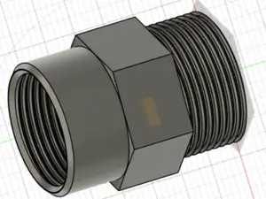 Adapter 1 1/8" zoll auf 1 1/4" zoll