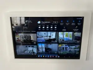 Wall panel frame for Samsung Galaxy Tab A8