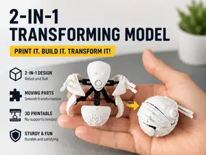 Transforming sphere robot