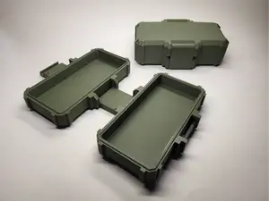 Mil Box print in place rugged tough container