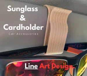 Sunglasses and Card Clip Holder Car Visor