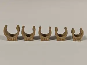 Heavy Duty Pipe Clamps M4 | Click-Lock (12-18mm)