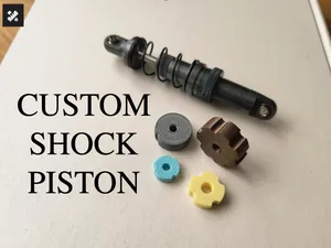 Parametric RC Shock Piston – Edge Cutouts