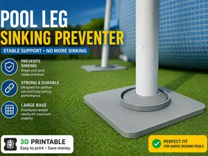 Pool Leg Support Pad - Anti Sink Base Plate