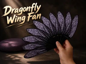 Biomimetic Dragonfly Wing Folding Fan