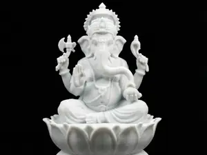 Hindu God Vinayagar in Lotus