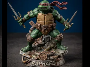 Raphael (TMT)– Detailed Miniature Figure with Base