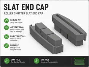 Slat end cap - Something simple...