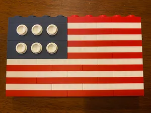 LEGOBrick Flag, USA