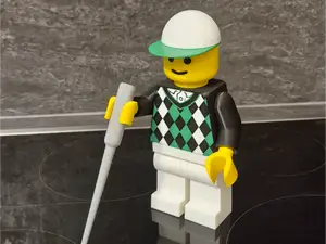 Brick Man Golfspieler 20cm