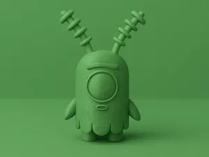 Милейший Губка Боб в 3D-моделях для печати