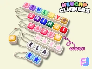 Keycap Fidget Clicker Toy (Compact Design)