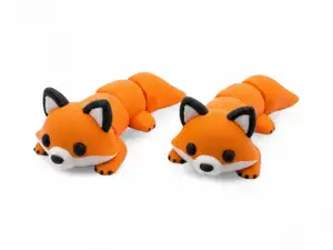 Cute Articulated Flexi Fox Toy
