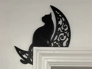 Cat Moon Door Corner left