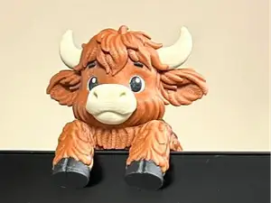 Highland Cow Monitor Buddy