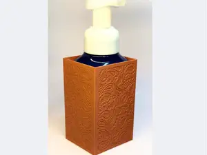 Engraved Paisley Filigree Sleeve for Hand Soaps