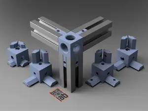 2020 Connection 3Way CUBE Corner Bracket _Profile