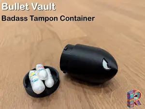 Bullet Vault - Badass Tampon Container