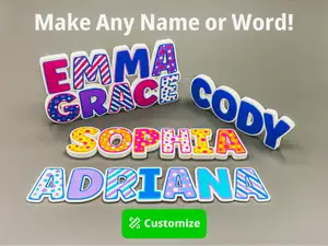 Customize Make Your Name Decorative Fun Letters