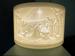 Nativity Scene with 3 Kings, Bright Star, Manger
