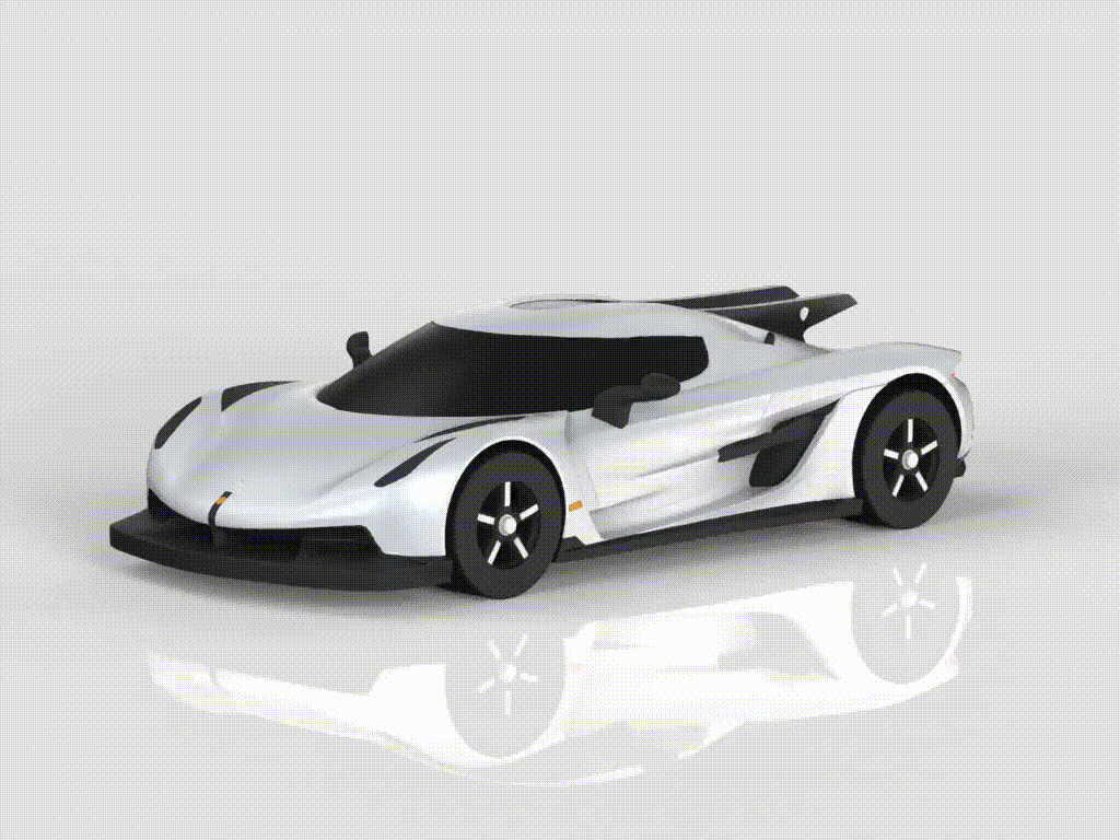 【Koenigsegg】科尼赛克 Jesko 极速版赛车 64比例超跑车模