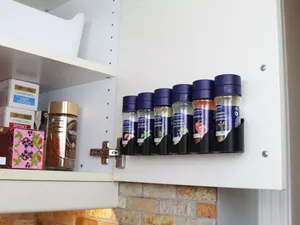 Spice Rack for Small Jars | Wall mounted