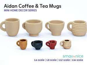 Aidan Coffee & Tea Mugs - Mini Home Decor