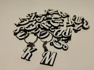 Letter Keychains (all letters, free to sell)