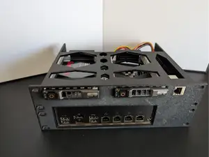 10" 2U Rack mountable ITX NAS with 2x 2.5" HDDs
