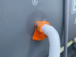 Pool hose holder for Bestway, Intex, Marimex pools