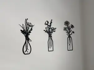 Blumenvase Wand Deko