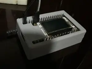 Heltec ESP32 LoRa case with headers