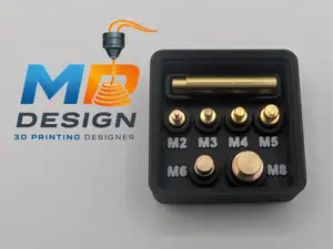 Gridfinity Heat Insert Solder Tip Holder