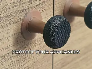 SoftGuard TPU Cabinet Knob Door Stop