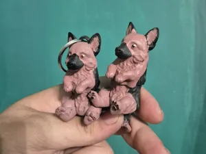 German Shepherd – Keychain Articulated Pet Friend