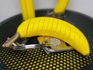 Bewegliche Banane – Schlüsselanhänger & Antistress