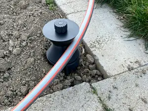 Gartenschlauch Führung
