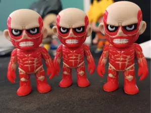 Mini Flexi Colossal Titan – Attack on Titan Chibi