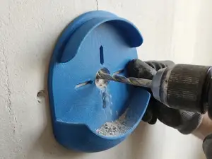 Drill Dust Catcher / Collector with Drilling Guide
