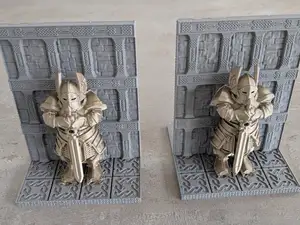 Golden Knight Bookend - no AMS required