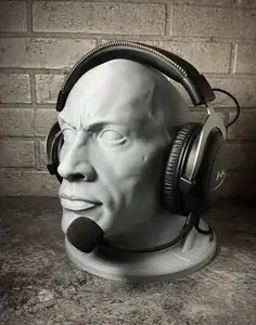 Headphone Stand - The Rock Bust