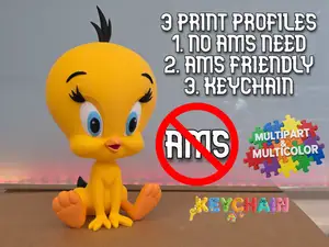 Tweety / NO AMS - AMS FRIENDLY - KEYCHAIN