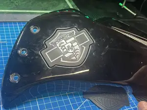 harley davidson porsche version tank badge emblem