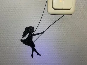 Wall Art-Door-Window-House Signs-Light Switch girl