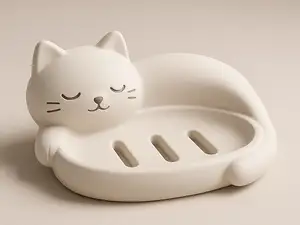 Purrfect Rest — Cat Soap Dish