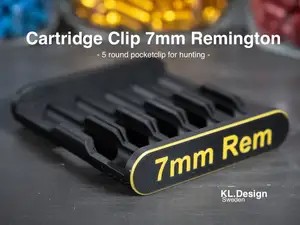7mm Remington Magnum Cartridge Clip